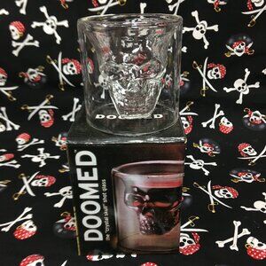 Doomed Crystal Skull Shot Glass